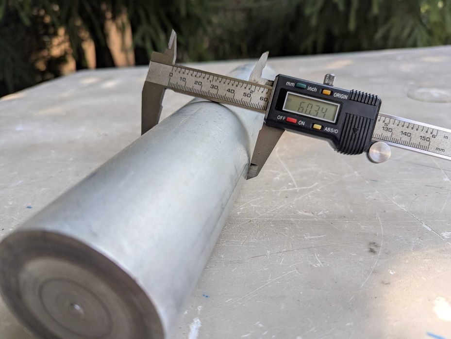 Кругляк (коло) діаметр 58,8-59 і 60 мм алюміній 7075 (В95, В95Т)