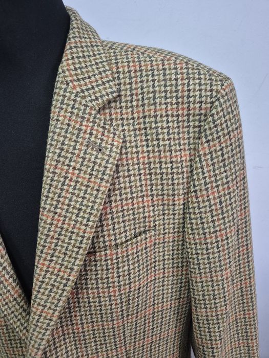 HARRIS TWEED roz. 54  XL ręcznie tkany blazer wełniany super stan