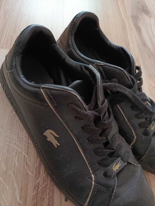 Czarne męskie buty trampki Lacoste 41