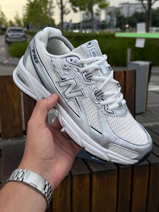 ТОП! Кросівки New Balance 740 White/Silver 41 42 43 44 45