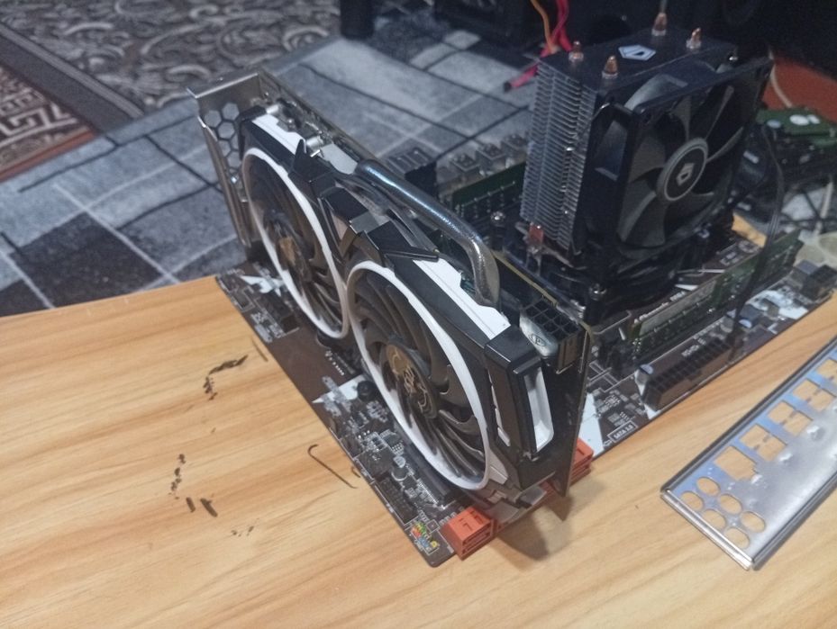 Комплект x99 32gb озу,1650 v4+башня  ssd m2 128