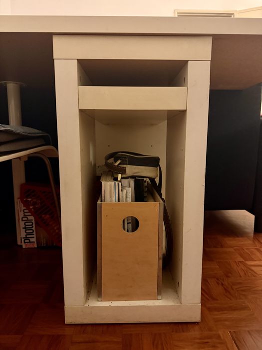 Bancada de trabalho branco 200x60