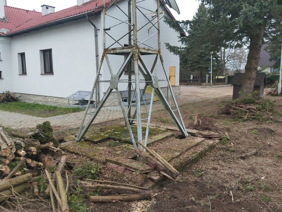 Wieża  metalowa pod nadajnik