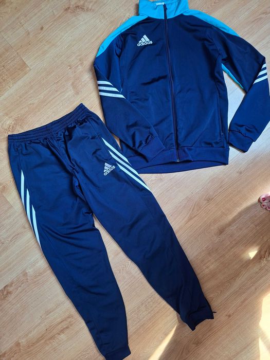Komplet Dresy Adidas spodnie i bluza chłopak 164