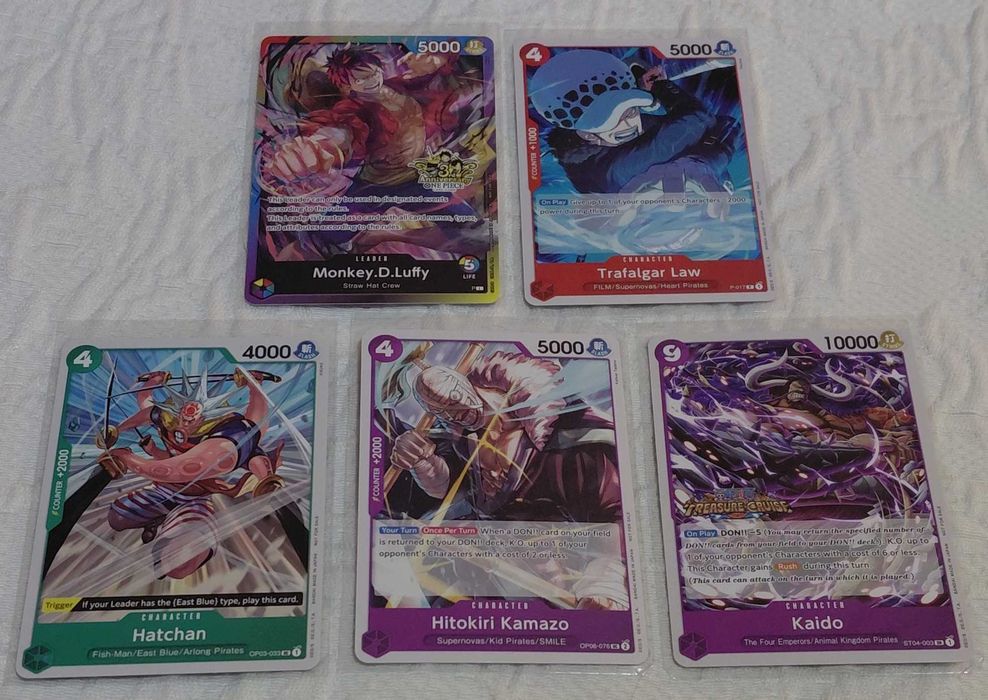 cartas promo one piece tcg
