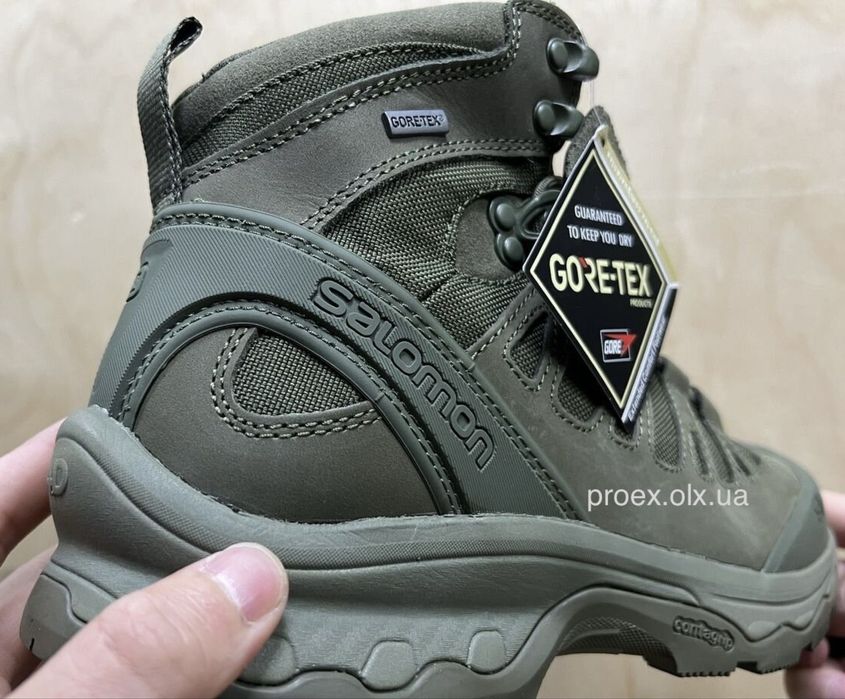 Salomon Quest 4D GTX Olive Gore-Tex | Тактичні берці | Військові черевики ЗСУ | Тактические ботинки Salomon | 42,43