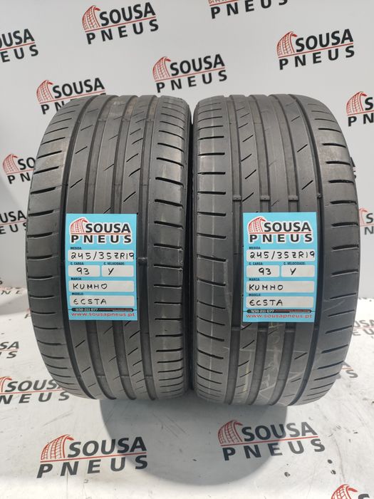 2 pneus 90% de piso 245-35rR19 Kumho - Oferta dos Portes 160 Euros