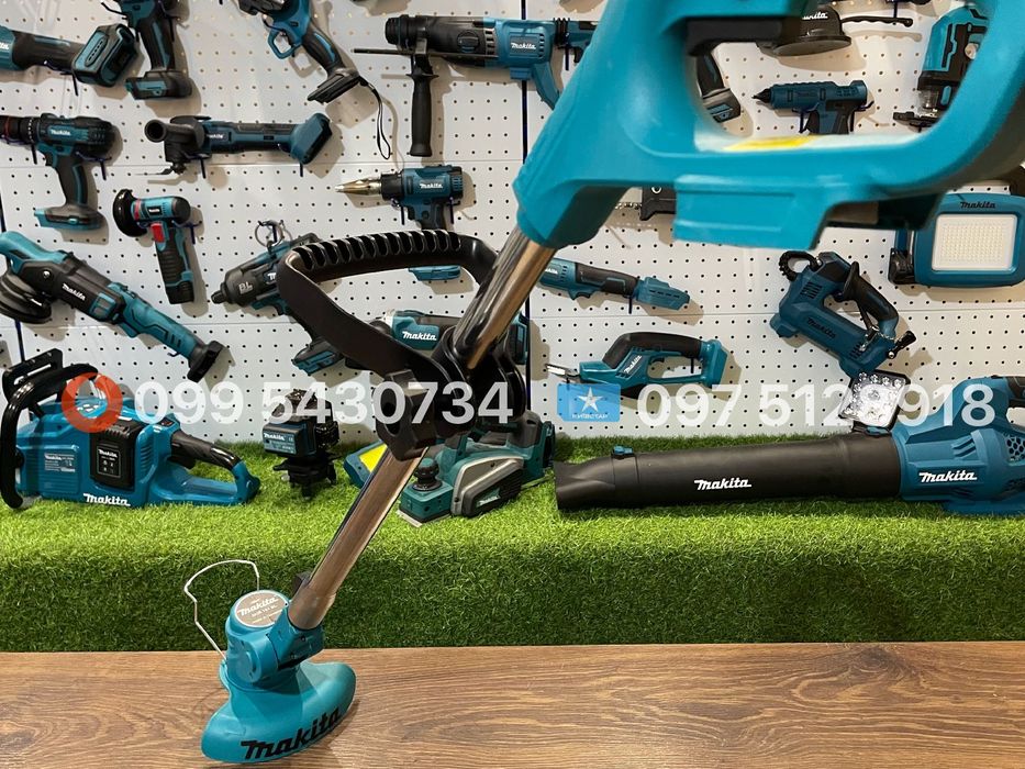 Акумуляторна коса Makita DUR 181 BL +колещата косарка тримммер для сад