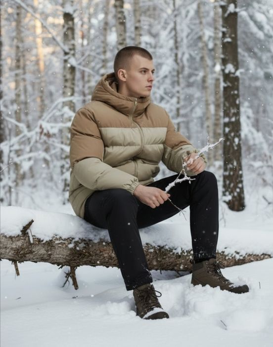 Чоловічий зимовий пуховик SPINGFIELD(Розмір М)