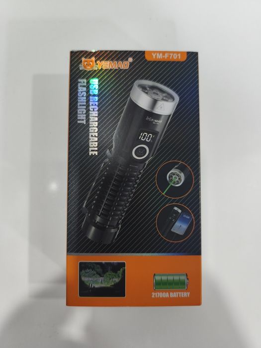 Lanterna Led XTE 20w + Led Laser 5000mAH