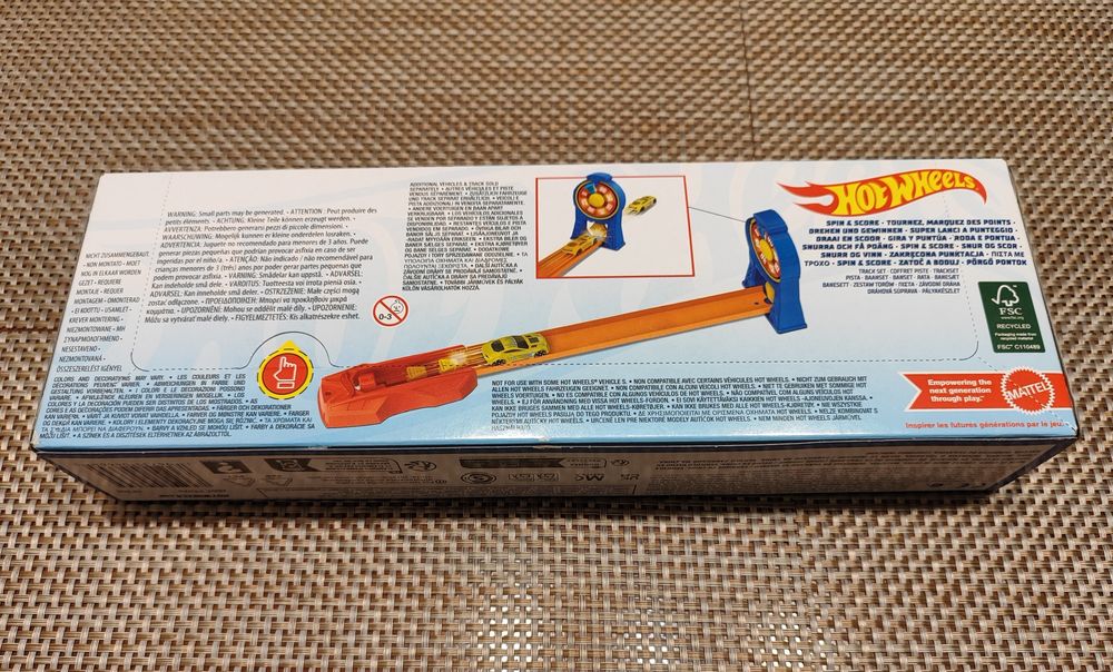 Hot wheels - spin and score + autko 70/250
