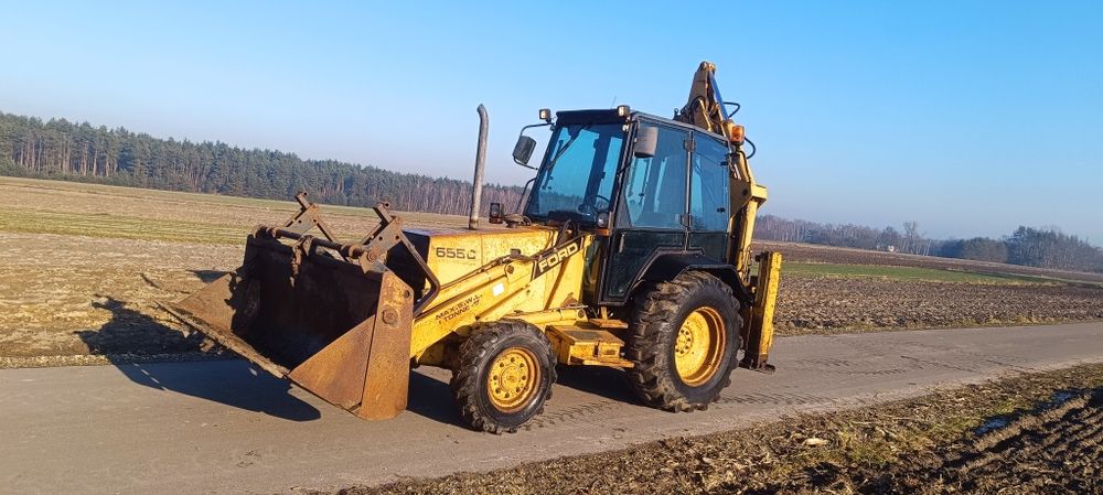 Koparko ładowarka Ford 655 Turbo Full opcja, Sprowadzona JCB ,