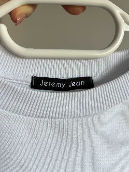 Вкорочений котоновий світшот Jeremy Jean С розмір