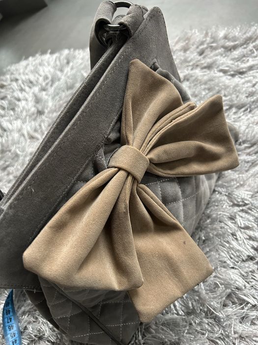 Torba elegancka z kokardą