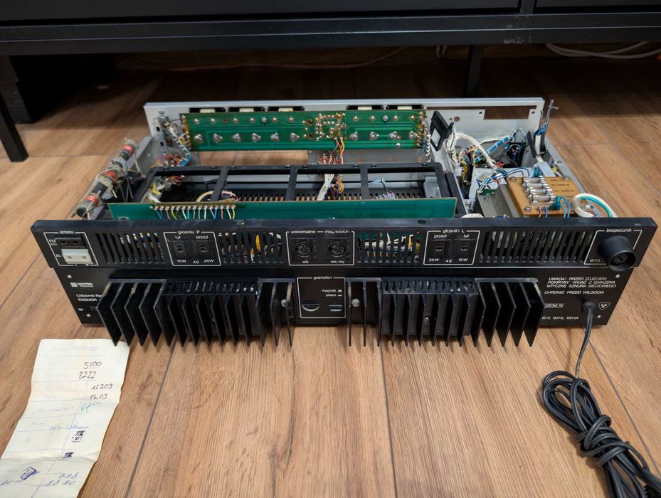 Radmor 5100 CHASSIS ORYGINAŁ + ORG Lista !! Aluminium 79 ROK ! IDEALNY