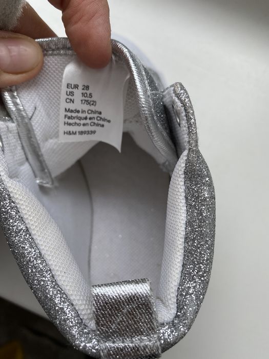 Ботінки хайтопи H&M черевики 28 р 17,7 см