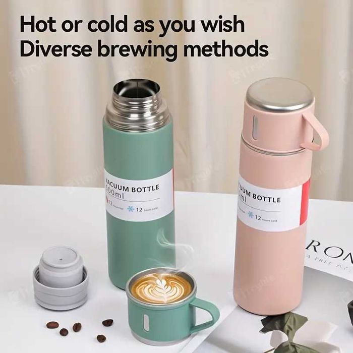 Leve o café sempre consigo. Oferta/presente garrafa térmica. Novas.