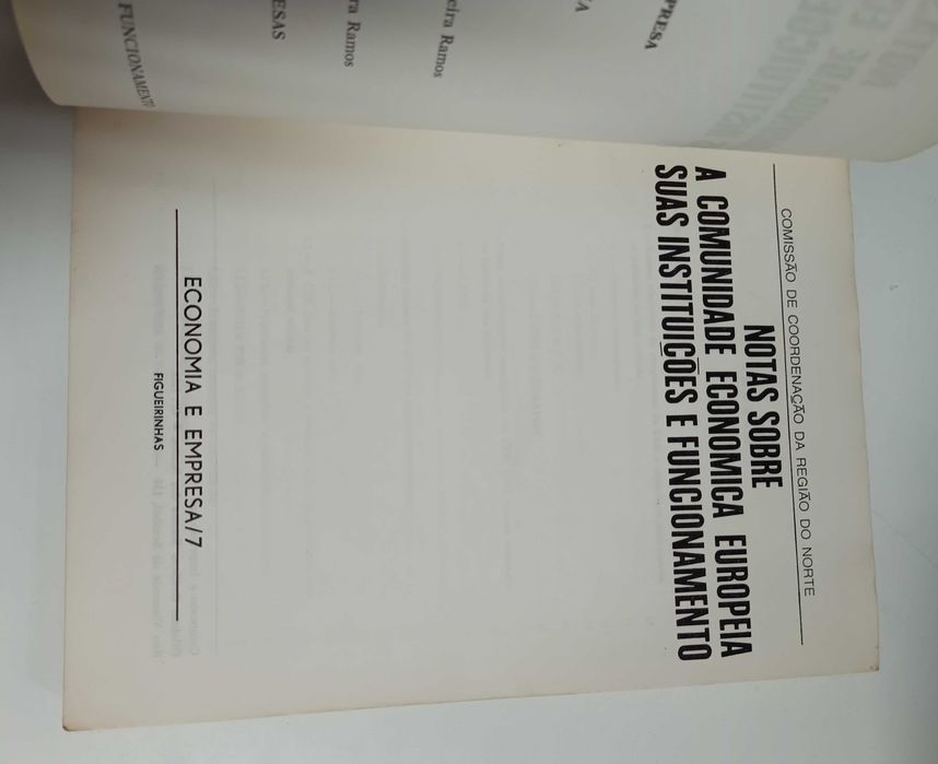 Notas sobre a Comunidade Economica Europeia