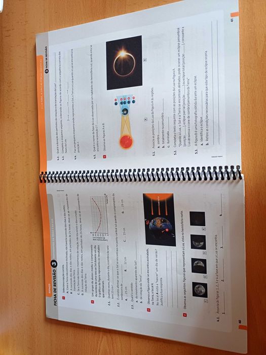 Livro de fichas em bom estado
