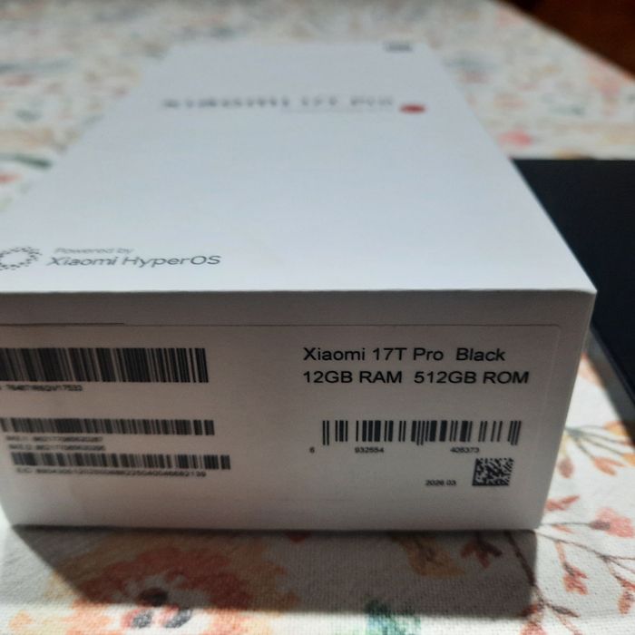 Xiaomi 17t Pro  12/512Gb Novo