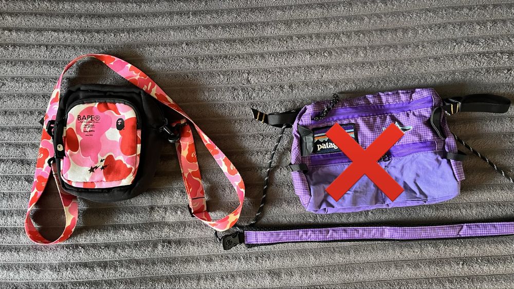 Сумка patagonia/bape