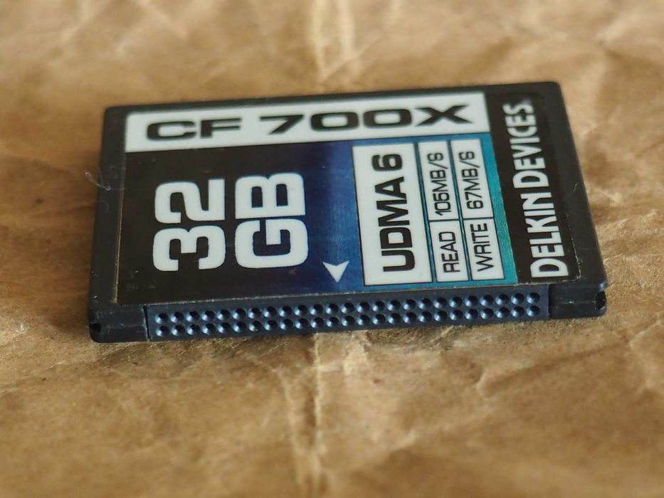 Karta pamięci Delkin Devices Compactflash CF memory card 32GB CF700x.