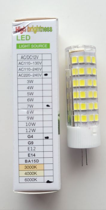 Лампочки (галогенні, LED, світлодіодні)