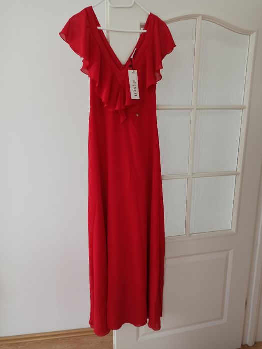 Sukienka wizytowa czerwona