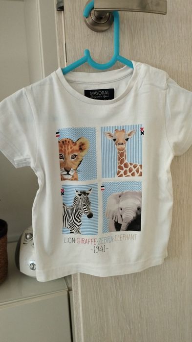 Zestaw T-shirtów koszulek dla chłopca Mayoral Next H&M r. 80-86 (8szt)