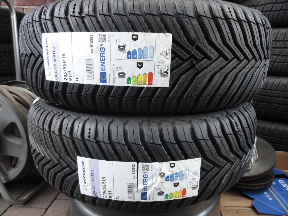 205/55R16 Michelin 2 sztuki CALOROCZNE NOWE 2025 rok