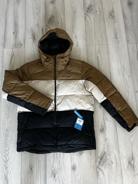 Чоловіча гірськолижна зимова куртка Columbia (червоний, синій, беж), L