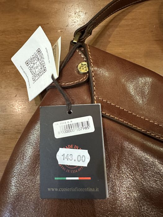 Сумка чоловічка шкіряна