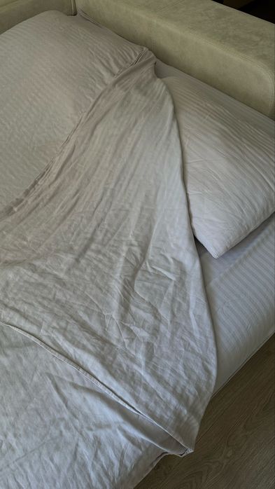 Комплект постільної білизни страйп сатин