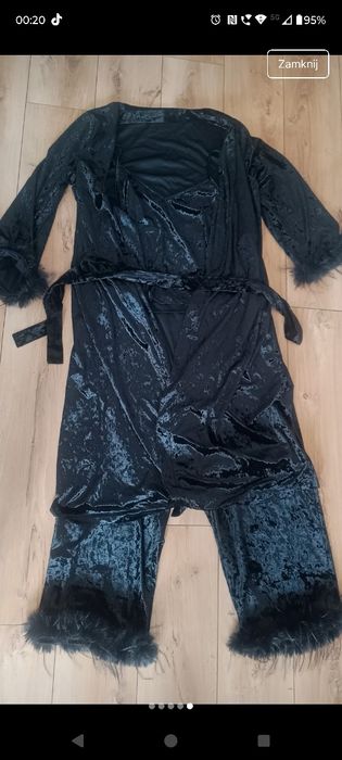 Nowy komplet piżama szlafrok 44