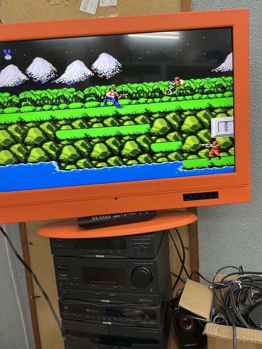 Mini consola com 620 jogos retro