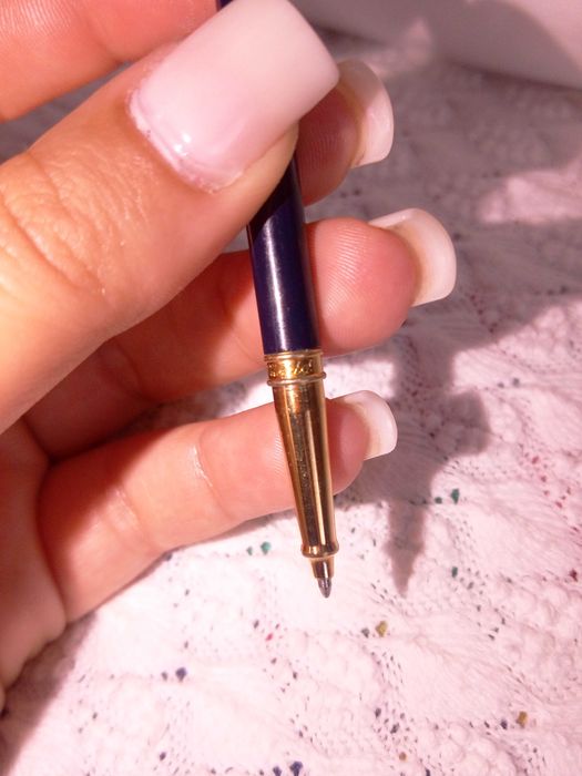 Caneta de luxo a ouro