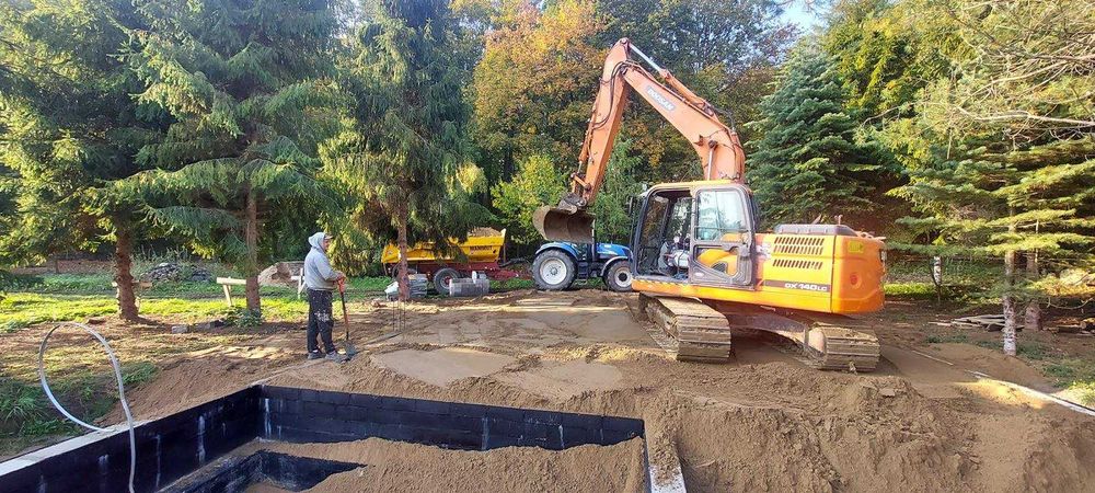 Usługi Koparka Wykopy Rozbiórki Transport Żwirownia Piasek Czarnoziem