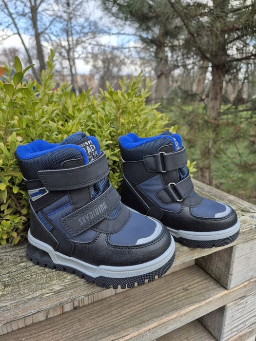 Зимові термо черевики на хлопчика 23-26 розмір, зимові теплі сапожки