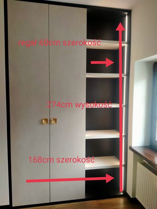 Zestaw mebli garderoba jak nowa