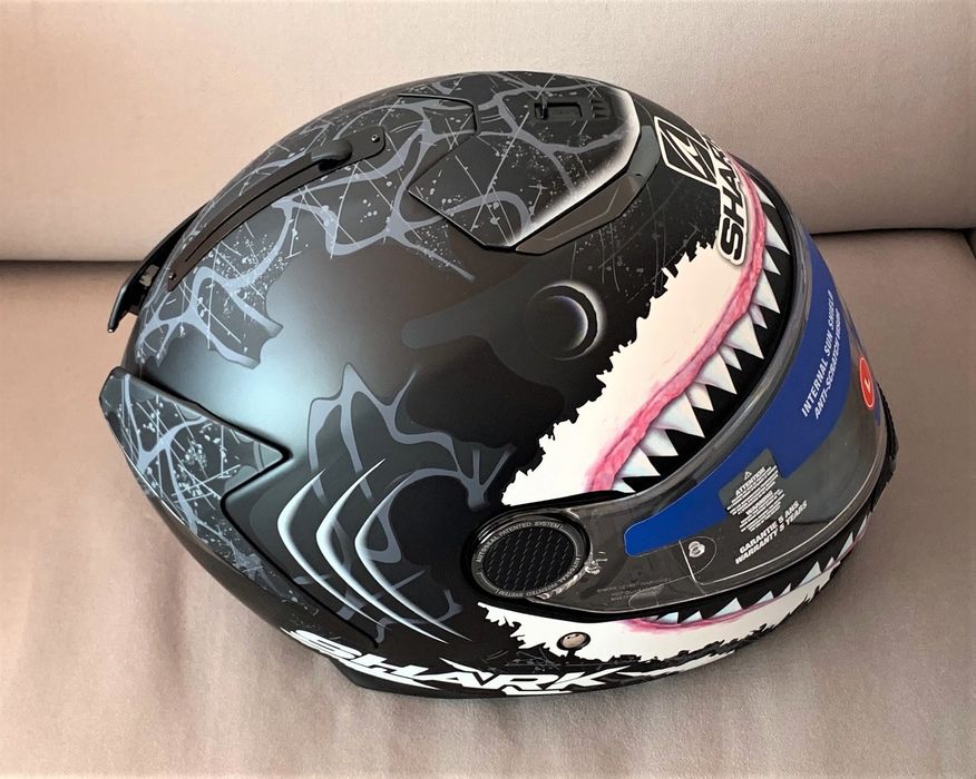 Capacete NOVO Shark Spartan WHT Matt (50% DESCONTO) Tamanho L