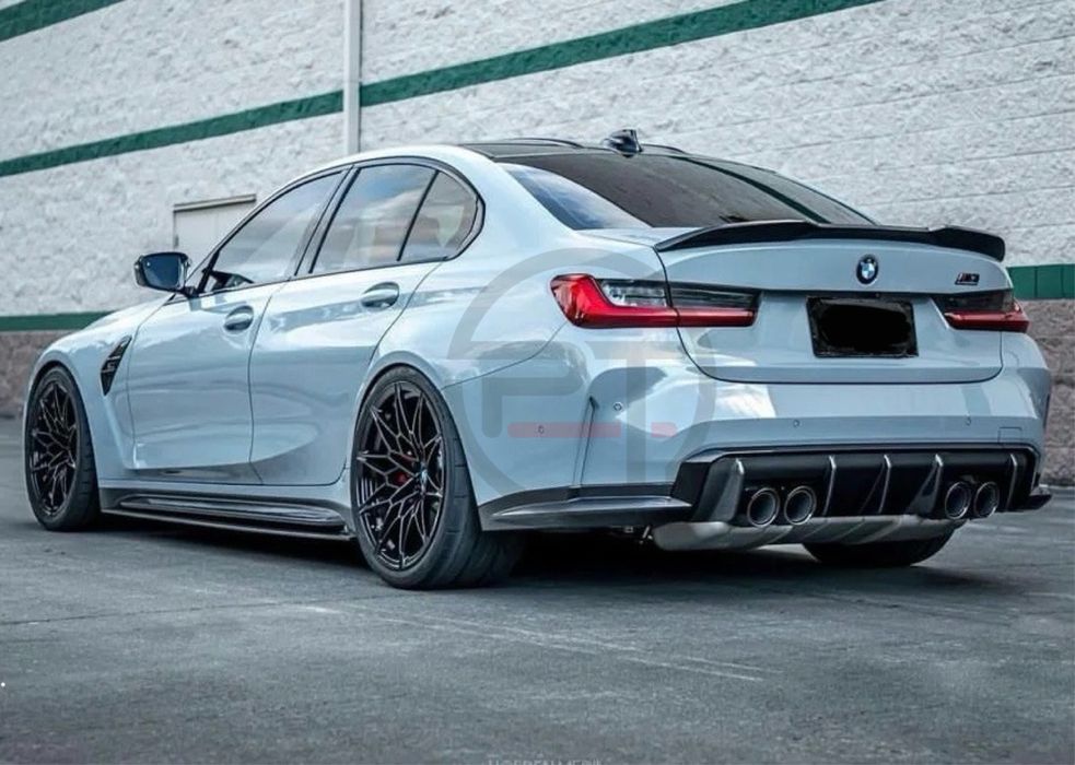 Диффузор карбоновая накладка M3 M4 Performance BMW G80 G81 G82 Карбон