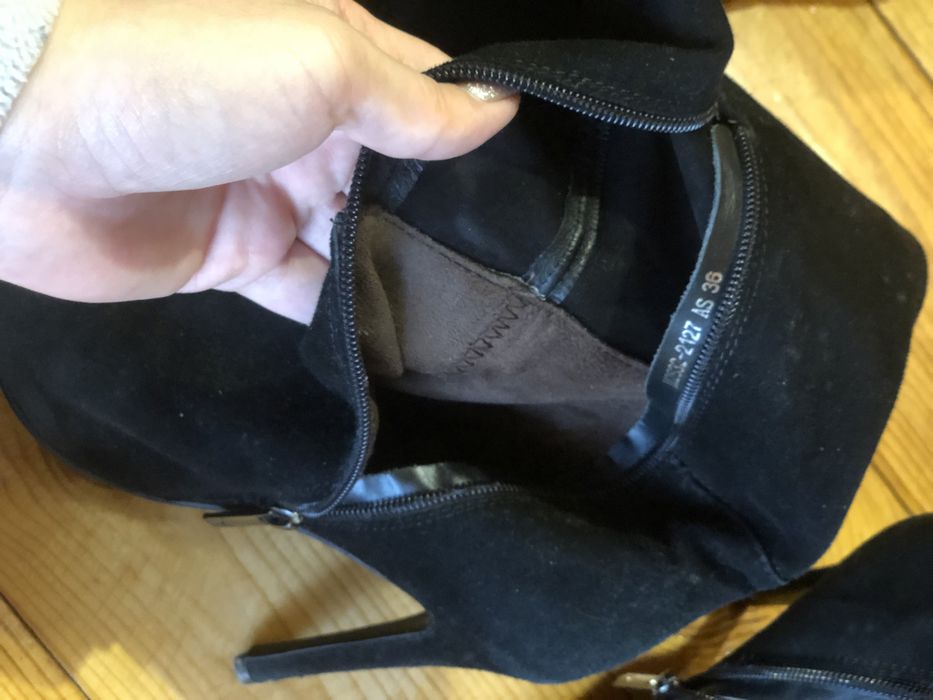 Ботфорты замш натуральные