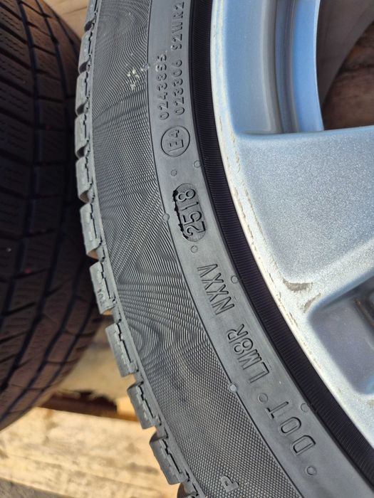 Komplet Koła Felgi 17" Cali ZIMA! MERCEDES 5x112 ET48 8J E W212 W207 Oryginał 66.6mm