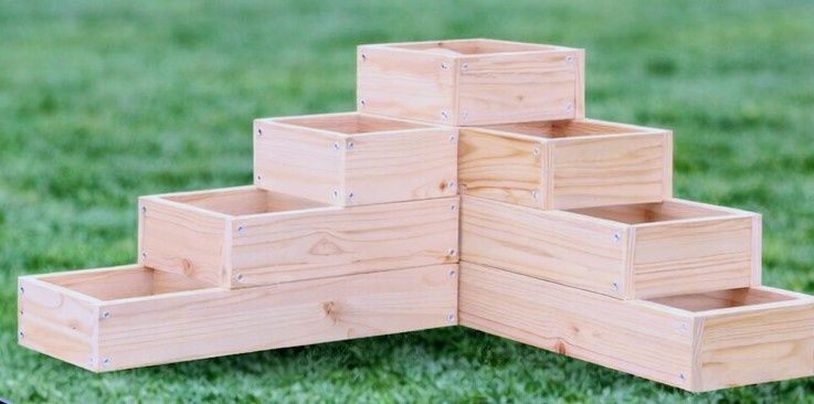 Doniczki drewniane