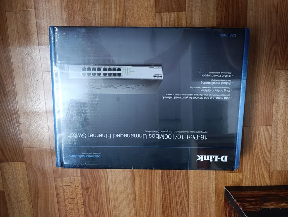 D-Link 16-Port 10/100Mbps Unmanaged Ethernet Switch