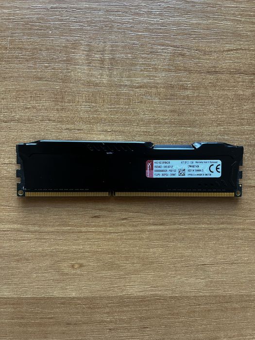 Оперативна пам'ять DDR3 Kingston HyperX Fury Black — 4GB