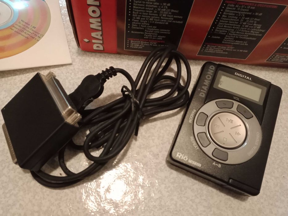 Diamond Rio PMP300 - Leitor de MP3 - O primeiro leitor do mundo
