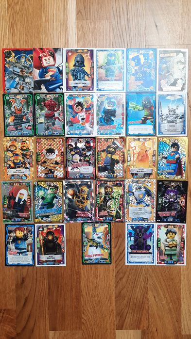 29 kart Lego Ninjago, Nexo Knights i Batman