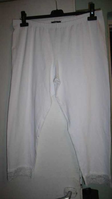 nowe getry białe 3/4 z koronką roz.46