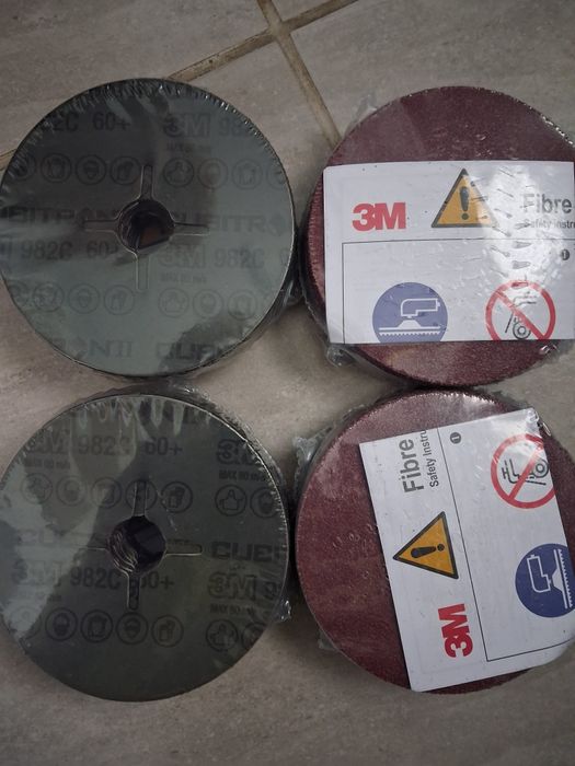 3M, cubitron, fibra 100szt tarcza szlifierska  p60  982c